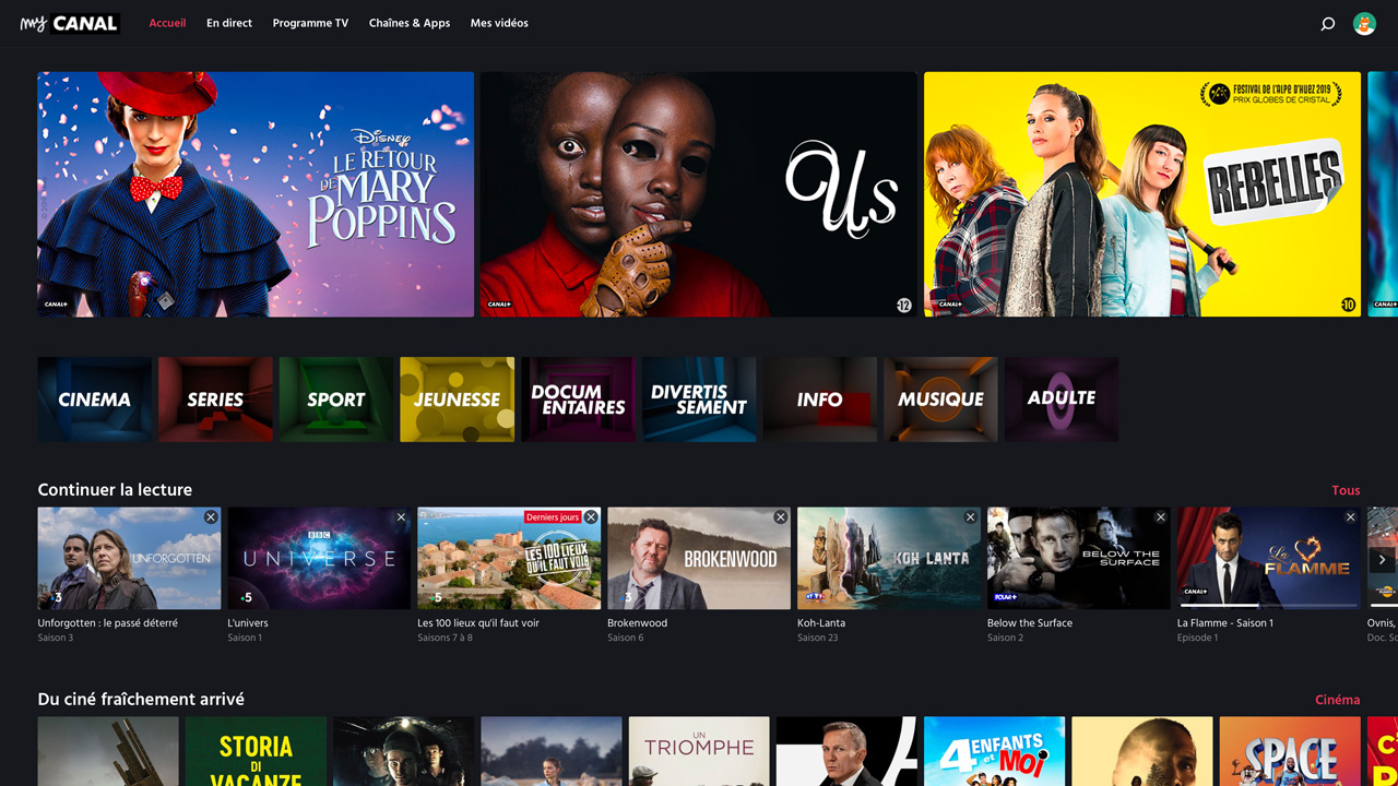 myCanal visuel 1